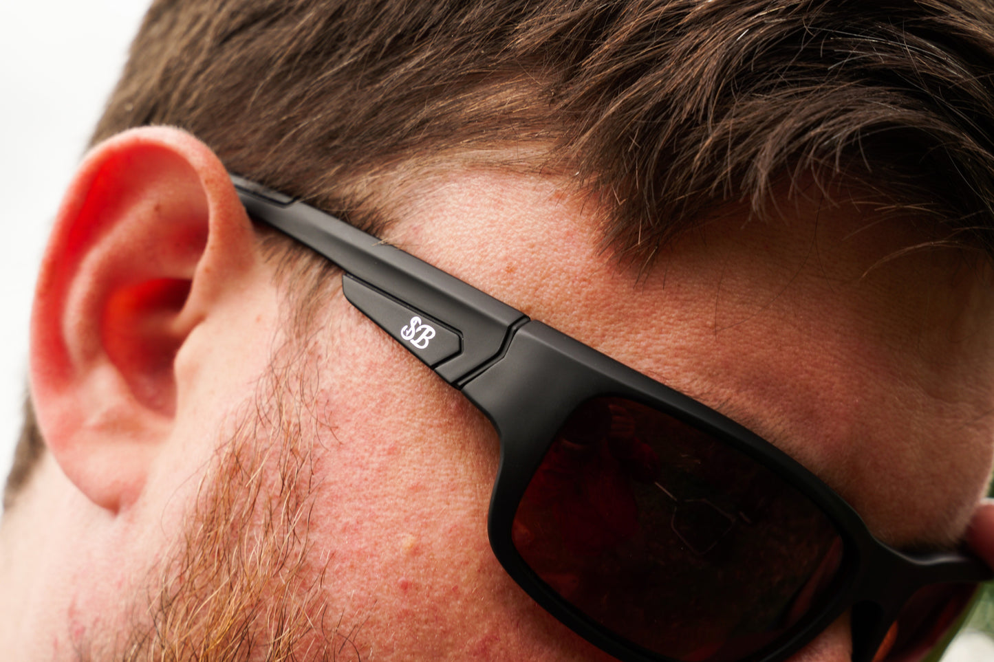 SB Polarised Floating Sunglasses 3.0 on toms face side